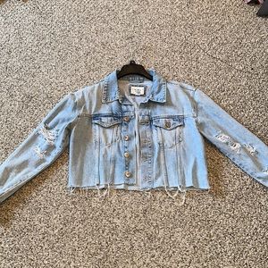 Distressed Jean Jacket